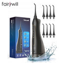 Fairywill 300ml Portable Oral Irrigator USB Rechargeable Dental Water Flosser Jet Irrigator Dental Teeth Cleaner 3 Modes