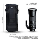JJC Camera Lens Bag &amp;Belt Waterproof Lens Case Storage Pouch for Canon Nikon Sony Fujifilm DSLR Backpack Photography Accessories