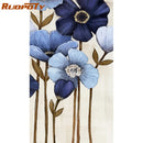 RUOPOTY 框花卉数字油画动物家居墙艺术画现代亚克力数字油画，独特礼品