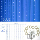 3m 100/200/300 LED Curtain String Light Flash Garland Rustic Wedding Party Decoration Table Bridal Shower Bachelorette Home Gift