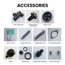 MIUI Continuous Feed Garbage Disposal with Sound Reduction,1/2 HP Food Waste Disposer with Stainless Steel Grinding System