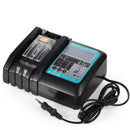 牧田电池充电器18V 14.4V BL1860、BL1850、BL1840、BL1830、BL1820、BL1415、BL1440 DC18RC 3A锂离子电池充电器
