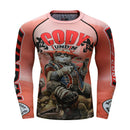 MMA T shirt Mens Rashguard Jiu Jitsu Bjj T shirt Long Sleeve Fitness Muay Thai Boxing Sport Sweater Mma Rashguard Boxing Jersey