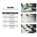 Geometric Carpet for Living Room Velvet Rug Kids Bedroom Bedside Rugs Soft Square Fluffy Carpets Home Sofa Table Decor Mat