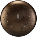 手碟鼓 12英寸 13音钢舌鼓带软垫鼓包和一对鼓槌 huedrum 瑜伽冥想