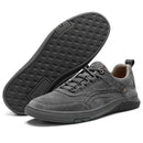 Fashion Men Shoes Genuine Leather Loafers Breathable  lace up comfortable Oxfords Casual Shoes Men Sneakers shoes Bigger Size 46