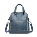 LANYIBAIGE New Women Backpack Multifunction Bags Designer High Quality Leather Women Crossbody Bag  School Bags Travel Backpacks