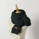 DRESSUUP 品牌女士冬季围巾保暖纯色手工长款围巾 Bufandas Mujer Foulard Femme Hijab