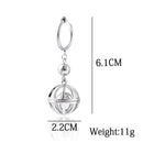 Anime Tokyo Revengers Kazutora Hanemiya Earrings Hollow Ball Pendant Dangle Earring Cosplay Jewelry Accessories