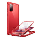 适用于三星 Galaxy S20 FE 5G 手机壳 (2020) I-BLASON Ares 全身防摔透明边框保护壳（内置屏幕保护膜）