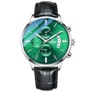 CHENXI Men Watches Chronograph Top Luxury Brand Sport Quartz Watch Men Waterproof Casual Leather Wristwatch Relogio Masculino