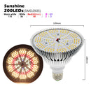 LED 植物生长灯 150颗灯珠 200颗灯珠 全光谱 仿阳光 E27 LED 植物生长灯泡 适用于室内水培花卉植物 LED 生长灯