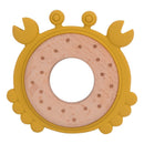 1PC Silicone Teether Baby Rudder Shape Wooden Teether Ring Kid Gift Food Grade Silicone Children&