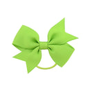 20pcs/lot Grosgrain Ribbon Hair Bands Ponytail Holder Rubber Band For Baby Girls Handmade Hair Rope Scrunchie  Hair Accessories
