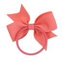 20pcs/lot Grosgrain Ribbon Hair Bands Ponytail Holder Rubber Band For Baby Girls Handmade Hair Rope Scrunchie  Hair Accessories