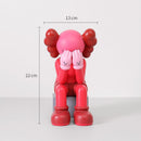 Violent bear statue Tidy Bear Statue With Metal Tray Storage Keys, Candy, Friut Home Ornaments Decoration Table Room Decorations