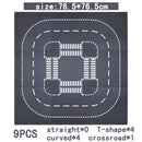 City Road Street Baseplate Straight Crossroad Curve T-Junction Building Blocks Base Plates Construction for Children Kids Gift