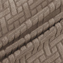 Wing back Chair Cover Jacquard Spandex Stretch Slipcovers for office Chairs Stylish 2 Piece Set With Elastic Band