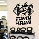 Large 73cmX104cm Fitness Quote Vinyl Wall Stickers For Gym Rooms Decor Fitness Room Sticker Motivate Frse Vinyl Wall Decals