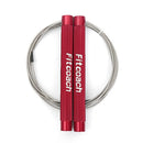 Fitcoach Speed Jump Rope 可调节铝制跳绳，适用于健身、耐力训练、高强度训练