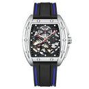 2020 new AILANG automatic mechanical men military luxury brand-name business hollowed out waterproof gents watches Rubber strap