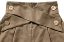 TWOTWINSTYLE Casual Irregular Trousers For Women High Waist Lace Up Button Straight Slim Pants Female Autumn Fashion New 2020