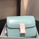 Classic Crossbody Bag Genuine Leather Box Tofu Shoulder Bag for Women 2021 Adjustable Luxury Design Flap Crossbody Bag with Lock