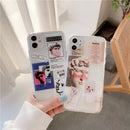 时尚趣味复古标签大卫透明手机壳适用于iPhone 12 11 Pro X XS MAX XR SE20 7 8Plus 软硅胶保护套