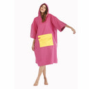 2021 hot sale  hot sale waterproof hoodie poncho wet suit with microfiber terry toweling lining