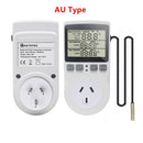 KT3100 KT3200 Thermostat Digital Temperature Controller Socket Outlet Timer Switch Sensor Heating Cooling 16A 220V for Heat Mat