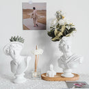 Resin Flower Pot Vase Home Decoration Pen Holder Makeup Brush Storage Box European Decoration Sculpture Model Sketch