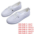 2022 Low Platform Sneakers Women Shoes Female Pu Leather Walking Sneakers Loafers White Flat Slip On Vulcanize Casual Shoes
