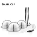 ICafilasSVIP Stianless Steel Reusable Vertuoline Capsule  For Nespresso Vertuo Coffee Filter Espresso For Vertuo Plus