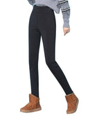 CHRLEISURE Women Winter Plus Velvet Stretch Leggings High Waist Warm Leggings Women Lamb Cashmere thick Winter Leggings