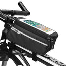 Waterproof Bicycle Pack Nylon Bike Cyling Cell Mobile Phone Bag Case 5.5'' 6'' Bicycle Panniers Frame Front Tube Bag Accessories