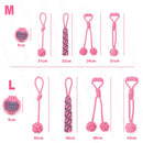 Cotton Rope Dog Interactive Toy  for Large Small Dogs Outdoor Teeth Clean Durable Dog Chew Ball Toys Labrador Juguete para Perro