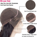 Straight Bob Wig Lace Front Human Hair Wigs Brazilian Short Bob Wig Pre-Plucked Natural Color Human Hair Lace Closure Wigs 150%D
