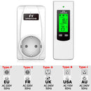 Nashone Thermostat 220v Temperature Controller Thermoregulator Wireless Temperature Sensor Warm Floor Thermostat with Socket EU