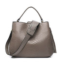 Zency Luxury Women Genuine Leather Handbags 2022 Fashion High Quality Female Shoulder Bag New Design Lady Top-Handle Bags