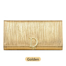 2022 New Design Women Wallets Fashion Long Phone Purse Luxury Genuine Leather Ladies Card Holder Stripe Wallet Cartera de mujer