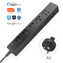 WIFI智能插排 通用 兼容Alexa Google Home 多功能插头 四路6AC插座 4USB 语音控制 英规/欧规/美规/澳规