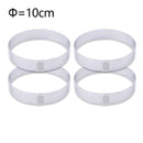6 8 10 CM Stainless Steel Tart Mold Ring Tartlet Cake Mousse Molds Cookies Pastry Circle Cutter Pie Ring Perforated