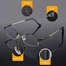 Progressive Multifocus Computer Reading Glasses Blue Light Blocking Titanium Alloy Spring Hinge Multifocal Readers Eyeglasses