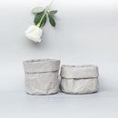 1Pcs Multi Purpose Foldable Plant Bags for Office Desktop Kraft Paper Cosmetic Storage Bag Flower Pot Coats Nordic Style