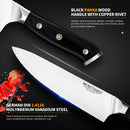 Japanese Kitchen Knives 8 inch Chef Knife Set Germany 1.4116 High Carbon Steel Santoku Fishing Sharp Cooking Knife Handmade