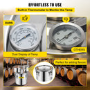 VEVOR 12L 20L 30L 酒精酿造蒸馏器 DIY 月光宝盒装置 不锈钢蒸馏器 威士忌啤酒葡萄酒白兰地家用电器