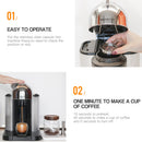 ICafilasSVIP Stianless Steel Reusable Vertuoline Capsule  For Nespresso Vertuo Coffee Filter Espresso For Vertuo Plus