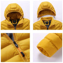 CHAIFENKO Winter Warm Casual Jacket Parkas Men Autumn Fashion Streetwear Men Parkas Windproof Thick Hooded Slim Solid Coat Men