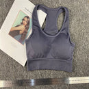 无缝健身女士瑜伽服高弹力运动套装带胸垫运动文胸高腰运动紧身裤健身房