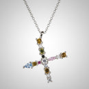 ANDYWEN 925 Sterling Silver 26 Letters Gold Initial  A B Pendant Necklace Thin Long Chain Adjustable Mini P G CZ Jewelry